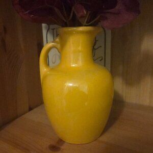 Vintage Frankoma Autumn Yellow Jug number 8, vase